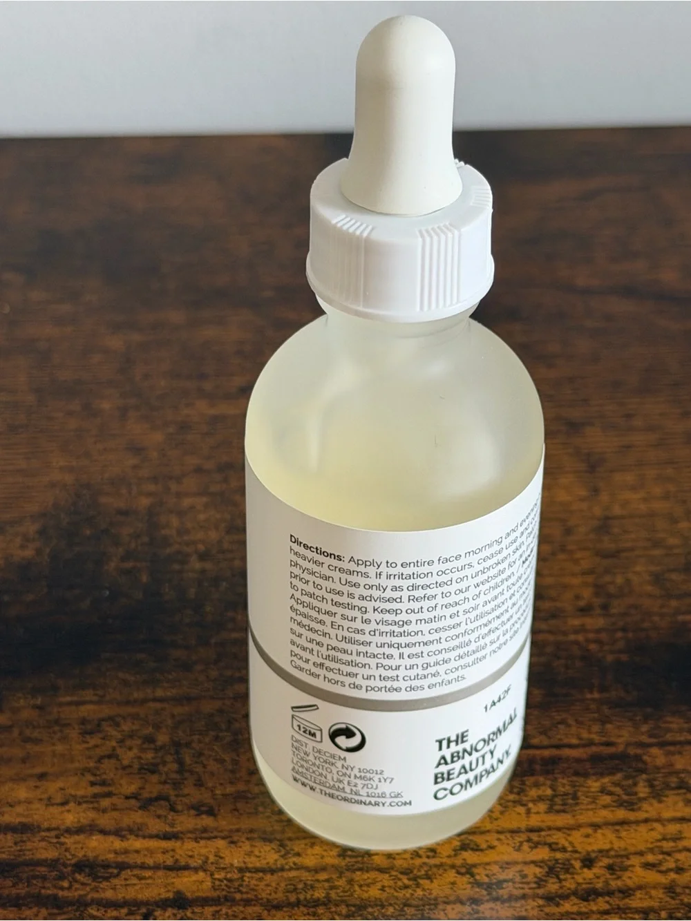 The Ordinary Niacinamide 10% + Zinc 1% Serum 60mL – Unused